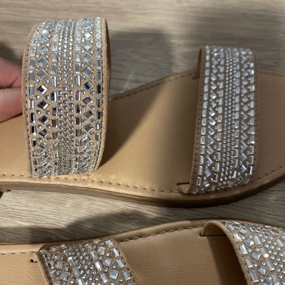 A New Day Nude Two Strap Sandals - Picture 5 of 7